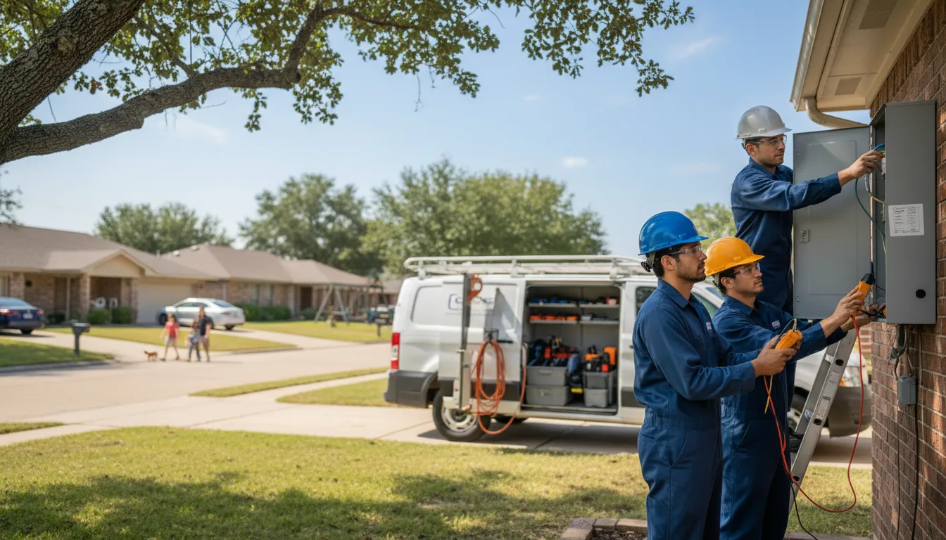 Certified electrician providing emergency electrical services in Kirbyville, TX